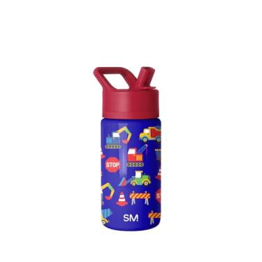Imagem de Simple Modern Garrafa de água infantil com tampa de canudo | Copo reutilizável de aço inoxidável isolado para crianças, meninas, meninos | Coleção Summit | 400 ml, sob construção