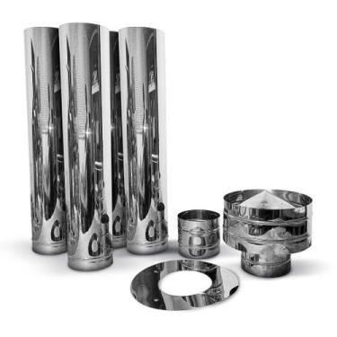 Imagem de Kit De Instalação Para Calefatores Em Aço Inox 304 escovado - Brasileñ