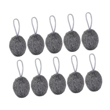Imagem de Ｂｅｓｇａ 10 peças de esfregão de aço inoxidável, esfregão de pratos, escova de limpeza, bolas portáteis para lavar louça, para churrasqueiras e panelas