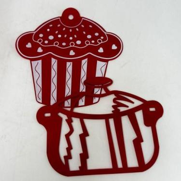 Imagem de Descanso de Panela em Silicone Antitérmico - ZEIN, Vermelho