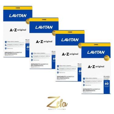 Imagem de Kit 04 Lavitan Multivitamínico A-Z Original 60 Comp - Cimed