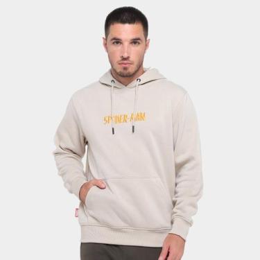 Imagem de Moletom Mooncity Homem Aranha Masculino, Caqui, M