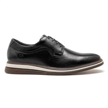 Imagem de Sapato de Couro Democrata Masculino Dune Hi-soft 32 Preto 298201-001 39