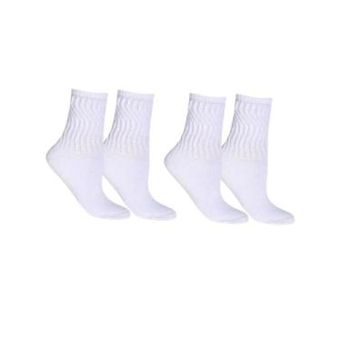 Imagem de Kit 2 Pares Meia Feminina Selene Aeróbica Cano Longo 4910, 34-39, Bran