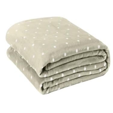 Imagem de Manta Para Sofá Cobertor Casal Soft Microfibra Petit Plush Flannel(Bege,CASAL - 2,20m x 2,00m)