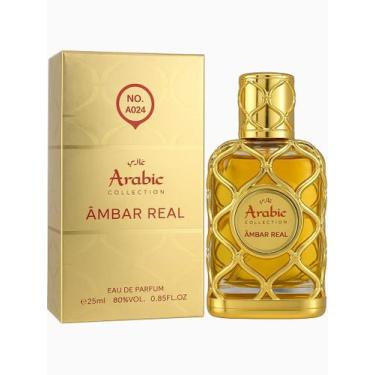 Imagem de Perfume Árabe Compartilhável Âmbar Real Arabic Collection A024 - 25ml