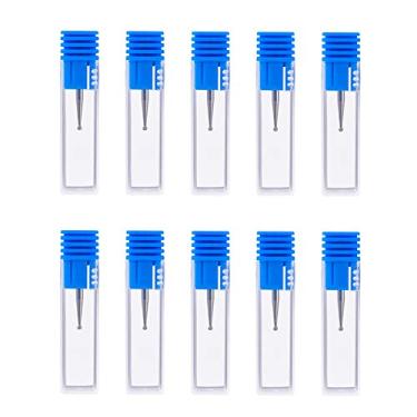 Imagem de 10 peças de reposição de ponta de diamante para caneta gravadora elétrica sem fio esculpida em pedra, joias, vidro, metal