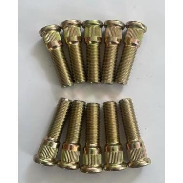 Imagem de WANTONE RACING 10 peças 1/5.1 cm-50.8 x 5.1 cm UHL Comprimento 1,5 cm Knurl Press-in Wheel Stud Lug Substituição para Dexter 1,587.6-3,175.1 kg Eixo Trailer Hub