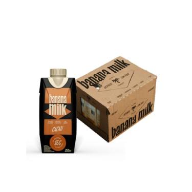 Imagem de Banana Milk Cacau Proteico 250ml – Caixa com 12 Unidades 15g de Proteína por Unidade, Bebida Vegana com Cacau, Sem Lactose, Sem Glúten, Sem Açúcar | Pós-Treino Saudável