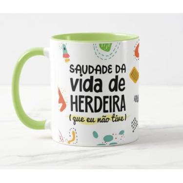 Imagem de Caneca Vida de Herdeira Int Verde Claro