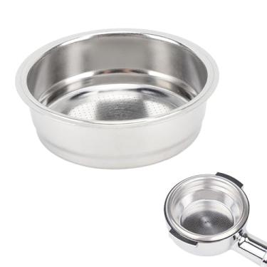 Imagem de Cesta de filtro de café, filtro de café de aço inoxidável, cesta de filtro de café expresso, copos de filtro de café destacáveis, acessório de filtro de máquina de café para escritório em casa