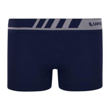 Imagem de Cueca lupinho boxer 136-001 infantil - LUPO, Azul marinho, G