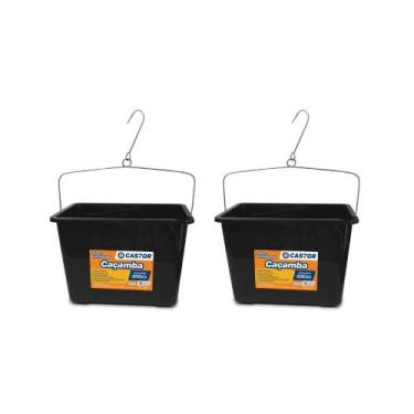 Imagem de Kit 2 Baldes Caçambas de Pintura 11 litros - Castor