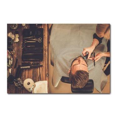 Imagem de Placa Decorativa - Barber Shop - Barbearia - 1127plmk - Allodi