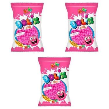 Imagem de Kit Bala de Goma Azedinha Bolix Sabor Iogurte com 1,5 kg - Kuky