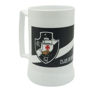 Imagem de Caneca Branca Gel Isolante Térmico 400Ml - Vasco - Tasco