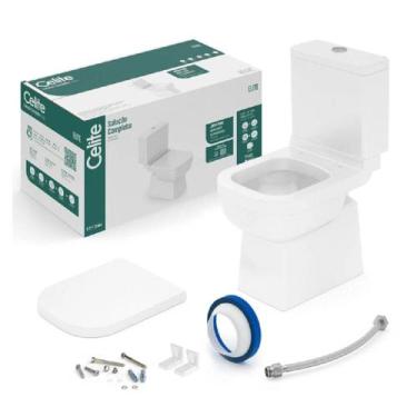 Imagem de Kit Vaso Sanitário Celite Elite Com Caixa Acoplada E Acessórios Branco