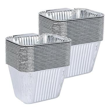 Imagem de DONSIQIZZ Pacote com 40 Forros para Bandejas de Gordura para Pit Boss 2, 3, 4 Queimadores Ultimate Griddles E Pitboss 4Bgs/D, Blue Rhino Razor E Country Smokers 4 Queimadores Portáteis A Gás Griddle D