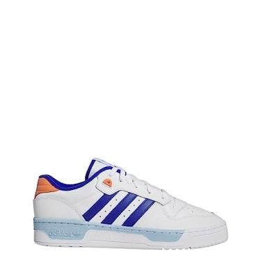 Imagem de adidas Tênis masculino Rivalry Low, Branco nuvem/azul semi lúcido/transparente Sk, 37