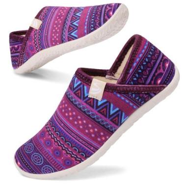 Imagem de Chinelos domésticos Spesoul Fuzzy para mulheres/homens com forro de pe