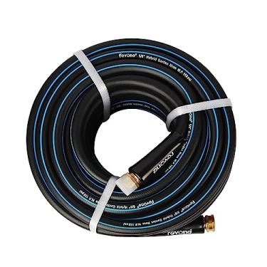 Imagem de Fevone Mangueira de jardim 23 m x 5/20.3 cm, mangueira de água resistente, serve para mangueiras/tubos de todas as peças substituíveis/substituíveis, acessórios de latão sólido - sem vazamento, 2 anos