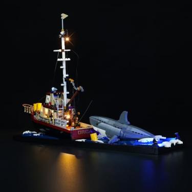 Imagem de Rorliny Kit De Iluminação Led Compatível Com Lego Jaws 21350 - Luz Criativa Para Conjunto Versão Clássica