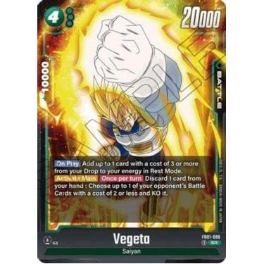 Imagem de Carta Dragon Ball TCG - Vegeta (Awakened Pulse) - Super Rara