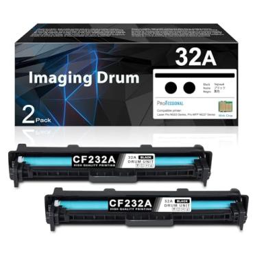 Imagem de 32A Imaging Drum Black Extra High-Yield 2-Pack | 32A CF232A Imaging Drum Replacement for HP 32A Drum Unit CF232A Compatible with Laser Pro M203dn M203dw MFP M227fdn M227sdn M227fdw Printer | CF232A