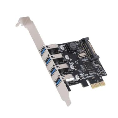Imagem de Dpofirs 4 PORT USB 3.0 PCIE Expansion Card, 5Gbps PCI Express USB Add No Cartão, para Vitórias, Vista, Servidor de 2008, 7, 8, 10, Sem Necessidade de Fonte de Alimentação Adicional