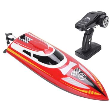 Imagem de RiToEasysports Barco de Controle Remoto, Barco de Dublês Rolando Tempo de Execução RC Com Baixo Alarme da Bateria para Piscinas e Lagos
