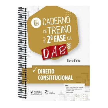 Imagem de Caderno De Treino Para A 2ª Fase Da Oab - Direito Constitucional - 2025