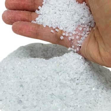 Imagem de 10kg Granilite Para Piso Branco Dolomita Malha 10 Areia