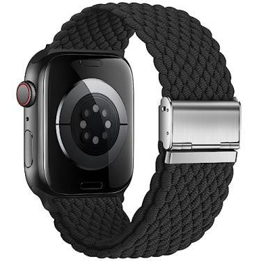 Imagem de Qimela Pulseira feminina e masculina de 38 mm, 40 mm, 41 mm, 42 mm, 44 mm, 45 mm, 46 mm e 49 mm, para Apple Watch séries 11, 10, 9, 8, 7, 6, 5, 4, SE, Ultra 3 2 1