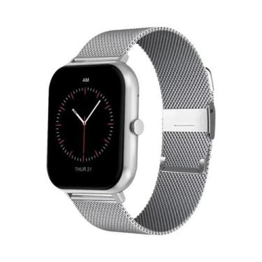 Imagem de Relógio Inteligente Feminino À Prova D'Água Com Chamadas De Voz, Monit