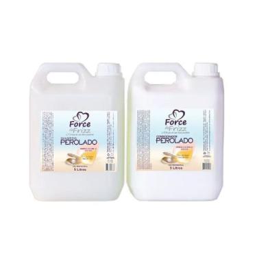 Imagem de Kit Profissional Hidratante Capilar Shampoo e Condicionador Perolado F