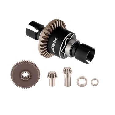Imagem de NMNRC Steel Differential Diff & Spur Input Gear Kit for HyperGO 1/16 H16BM H16PL H16GT H16DR 16207 16208 16209 16210 1/14 H14BM 14209 14210 14301 14303 Upgrades Part Black