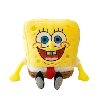 Imagem de Personagem de desenho animado Bob Esponja de 30 cm de brinquedo de pel