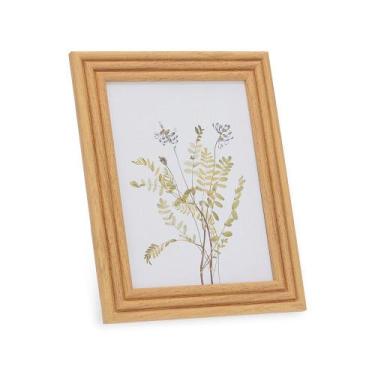 Imagem de Porta Retratos Estilo Madeira 10x15 Marrom Decoração Sala Estritório -