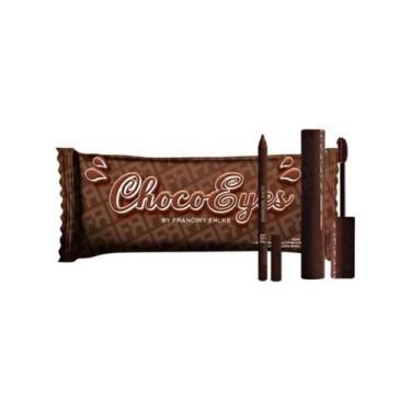 Imagem de Kit Fran Choco Eyes Mascara Marrom By Franciny Ehlke