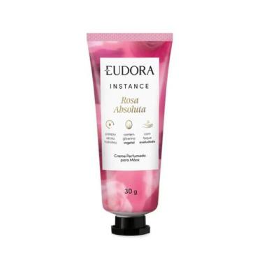 Imagem de Creme Perfumado Para Mãos Eudora Instance Rosa Absoluta 30G