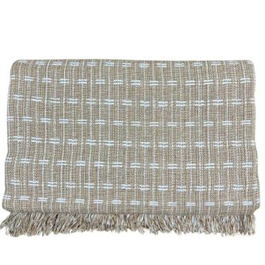 Imagem de Manta Para Sofá 2 E 3 Lugares Luxo Gigante 2.50x1.80 Capa De Sofa Decorativa Terracota  Bege Mesclado C-