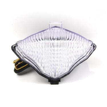 Imagem de Lanterna traseira de LED transparente Arashi para Yamaha YZF R1 2004-2006, luz traseira de freio de seta, acessórios de substituição integrados para motocicleta