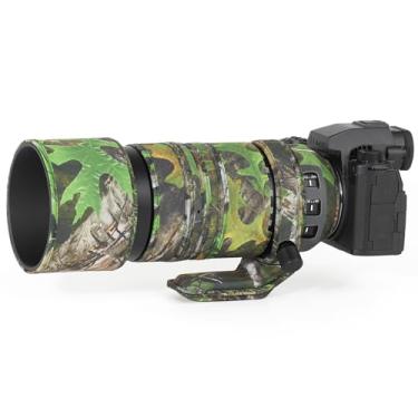 Imagem de CHASING BIRDS Revestimento impermeável de camuflagem de lente para LUMIX S 100-500 mm F5-7.1 OIS Capa protetora de lente à prova de chuva versão IV (camuflagem de folha verde)