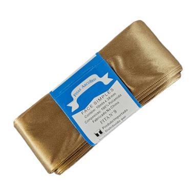 Imagem de TRADER, Fita De Cetim Trader 38mm N°9 Com 10 Metros, COR 105 BEGE ESCURO