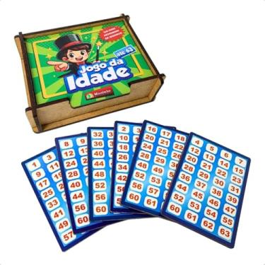 Imagem de Jogo Da Idade E Desafio Educativo Pedagógico Infantil Madeira Maninho Brinquedos Didático