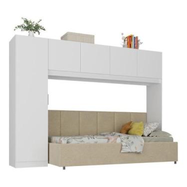 Imagem de Guarda-roupas 5 Portas Maçã Do Amor Multimóveis Bb4021 Branco Branco -