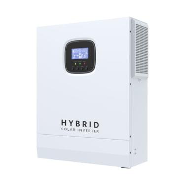 Imagem de Y&H Inversor Solar De 5000 W Ac120 V Para Dc48 V Onda Senoidal Pura Inversor Híbrido Off-Grid Ul1741 Controlador Solar Mppt De 80 A Integrado, Potência Máxima De Entrada Pv De 6000 W, Suporta Bms De