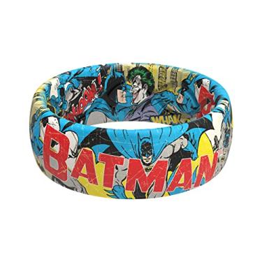 Imagem de Anéis clássicos de silicone DC Comics da Groove Life - Anéis de casamento de borracha respiráveis para homens, cobertura vitalícia, design exclusivo, anel confortável, 12, Silicone, Sem pedras preciosas