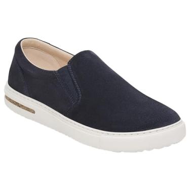 Imagem de Birkenstock Sapatos femininos de couro de camurça Oswego, Azul-escuro, 8-8.5 Narrow