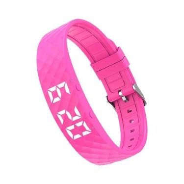 Imagem de Pulseira Inteligente LED À Prova d'Água, Digital, Com Pedômetro E Alar